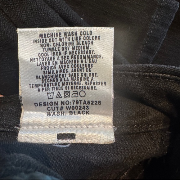 Joe's Jeans Black Flare Wide Leg Denim - Picture 6 of 6